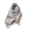 Foulards 2023 Mode Double Face Solide Couleur Macaron Châle Écharpe Femmes Hiver Chaud Imitation Cachemire Gland Silencieux Foulard