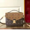 Metis torebka pochette torba na ramię designerka torba crossbody torebka torba posłańca torba krzyżowa worek nadwozia Kobiet moda Brown wytłaczona klasyczna torebka torba TOTES FENCEFIND