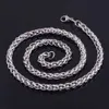 Wholesale Necklaces 3mm 4mm 5mm 6mm 7mm 8mm Wheat Chain Men Chain Necklace Custom Stainless Steel Necklace