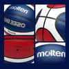 Bollar Molten Basketball Balls Officiell storlek 7/6/5 PU Material Inomhus utomhus Street Match Training Game Män kvinnor Child Basketbol Topu 231213