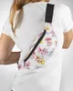 Sacos de cintura Aquarela Flores Textura Transparente para Mulheres Homem Viagem Ombro Crossbody Peito Impermeável Fanny Pack