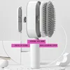 Hair Brushes Self Cleaning Brush 3D Air Cushion Massager Airbag Massage Comb Shaping 231214