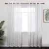 Curtain MAKEHOME Hollow Stars Blackout Curtains for Kids Bedroom Living Room Three Layers Fabrics Window Curtains Home Decor Stars Tulle 231213