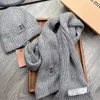 Moda Tasarımcı Şapka Eşarp Seti Lüks Kadınlar ve Erkekler Kış Accan Marka Snapback Scarf Skate Kepi Kadın Beanie Neckerchief Set 2 Parça Takım