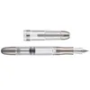 Fountain Penns Asvine P36 Piston Pen with Bock NIBS Akrylskrivning Ink School Office Supplies Gift Pens 231213