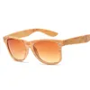 Gafas de sol Retro Hipster cuadradas con estampado de madera para hombre y mujer, gafas de sol clásicas para conducir, gafas UV400 para exteriores, gafas de sol elegantes con estampado de madera 2689