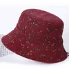 New Spring and Autumn Korean Fisherman's Hat Basin Women's Tide Sun Visor Fashion Simple Mother Broken Flower Thin Style