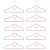 Hangers Kleding voor rokshirt Plastic hart gevormd met draaipunt jurk jas