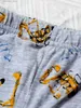 Pajamas New Spring Autumn Children Momewear Set Prays Long Sleeved Pants