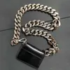 Kara tas dikke ketting taille tas modieus geslingerd veranderd borsttas ins super vuur mini lederen mini portemonnee 3 maten 220623285V