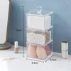 Cajas de almacenamiento Peso del producto de la caja 145 g 255 g 364 g Material transparente para el hogar Cosméticos óptimos limpios y ordenados