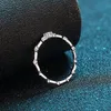 925 Test de diamant en argent passé 0 1 carat 3 mm E couleur Moisanite Ring Perfect Cut Sparkling Mini Lab Grown Diamond Rings For Girl C261Y