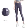 LL Lu Lemon Yoga Leggings Femmes Courtes Pantalons Courts Tenues Lady Fitness Fournitures Dames Exercice Porter Courir Luxe Align W2JI