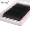 False Eyelashes 10 trays Qeelasee Flat Ellipse Split Tips Lashes 015 020 025Matte C D CC DD Black Color Super Soft Natural 231213