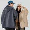 Sweats à capuche pour hommes Sweatshirts à capuche pour hommes Vêtements automne et hiver plus polaire épaississement tendance haut ample couple manteau chaud décontracté 231213