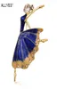 ALLYES Ballerina Brooches For Women Costume Jewelry Female Fashion Collar Lapel Ballet Dancer Crystal Blue Enamel Pin Brooch6140597