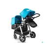 Passeggini# Twins Passeggino Born Carrozzina leggera nera Multifunzione Carrozzine doppie in lega di alluminio1 Drop Delivery Baby, Bambini Maternità S Dhbit