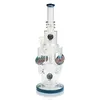 16inch Glass Bong Large Percolator Hookah 3colors Water Pipe 14mm Joint with Bowl