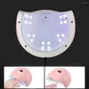 Asciuga unghie Asciuga manicure LED USB ad asciugatura rapida A induzione per negozio di strumenti (rosa 54 W)