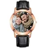 Zespół na rękę Niestandardowe Oglądaj DIY Image Kwarc zegarki Drukuj obraz na metalowym zegarku Wybór nigdy nie zanikał unikalny prezent dla par 231213
