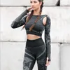 Lu Align Mujer Conjuntos Mujeres Camuflaje Sin Costuras Manga Larga Deportiva Crop Top Camisas Pantalones De Cintura Alta Fitness Gimnasio Ropa Traje Limones Ejercicio Lemon Lady Gry Sports Girl