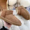 Classic Snow Boots Women Australian Fashion Tazz Tasman Slippers Super Mini Platform Winter Suede Wool Women's Warm