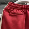 Pantaloni da uomo Pantaloni sportivi aghi stretti Uomo Donna Pantaloni da pista rossi lisci poli di alta qualità Pantaloni a farfalla a righe lavorati a maglia T231214