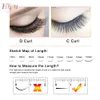 Falska ögonfransar Higuclace Russian Premade Volume Lashes 3D4D5D6D Kort stam Eyelash S Faux Mink Fans Lash CD Curl Makeup Cilios 231213