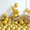 Autres fournitures de fête d'événement 128pcs Happy Year Balloon Garlan Kit Black Gold Bouteille de vin Ballon Joyeux Noël 2024 Année Eve Party Home Decor 231214