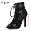 Sandali Eilyken Moda donna sexy Scarpe molto leggere Comfort Tacchi sottili di alta qualità Sandali da ballo open toe Taglia 43 231213