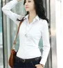 Bluzki damskie koszule 2xl gorąca wyprzedaż damskie wierzchołki wiosna 2021 Koreańskie białe bluzki swobodne koszule z długim sleżem czarne bluzki 1xl koszula panie topsl231214