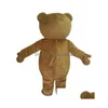 Mascot Real Picture Cute Bear Costume ADT Rozmiar Drop Relivery Kostiumy DHM26