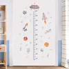 Aquarel Outer Space Planeten Hoogte Liniaal Muurstickers Hoogte Opgroeien Grafiek Muurstickers voor Kinderkamer Jongen Slaapkamer Home Decor