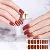 Bandes d'ongles en gel semi-durci pour 20 autocollants pour ongles en gel de qualité salon et longue durée