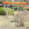 Balls Metal Basketball Net All-Weather Basketball Net Chain Netting Sport Rims Basket Frame Basketball Hoop Basket Rim Net 231213