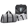 Reseplaggväska med fickfällbar plaggväska bagage duffeldräkt bärande plagg Vecka påse två-i-en245n
