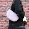 Moon vbottega moda mini torby na ramię wschodnie skórzane tkanie trend trend w kształcie w kształcie single damskie
