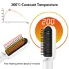 Hair Straighteners Cordless Straightener Brush Electric Ceramic Comb Beard Straightening Dryer Fast Heating Curler Iron Styler Tools 231214