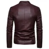 Vestes pour hommes Automne Hiver Mode Harajuku Faux Cuir Veste Hommes Tous Match Tops Lâche Casual Cardigan À Manches Longues Vêtements D'extérieur Mâle Vêtements 231214