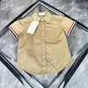 クラシックベイビーポロシャツ夏のキッズデザイナー服サイズ100-160マルチカラーオプションの少年女の子TシャツDec05