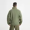 Men's Jackets Tactical Jacket Fleece Mens Pants Military Zipper Pockets 400GSM Thermal Suits Outdoor Winter Warm Zip Work Outwear Tops