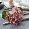 Fausses fleurs décoratives pour usage extérieur, hortensia réaliste, décoration de maison, mariage, plante artificielle résistante à la décoloration