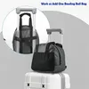 Bowling Bag Portable Tote With Padded Ball Holder Shoes Packs Accessories 231213