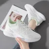 Boot Ayakkabıları Vahşi Nefes Alabilir Tek Net Kadın Moda Trendi Öğrenci Sneaker Casual White 231214