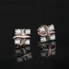 Boucles d'oreilles carrées en Zircon pour femmes, bijoux simples et élégants, cadeaux de vacances, Q231214, nouvelle collection 925