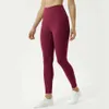 Lu Lu Align Pant Lu met fitnessbroek Vrouwelijke gymkleding Dames Yoga Workout Hoge taille Push-up Naakte sportlegging Hardlooplegging Dames Citroenen LL-oefening