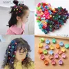 Headwear Hair Accessories 10/20/30/40Pcs Colorful Small Hair Cls Girls Cute Flower Star Mickey Hair Clips Hair Accessories Kids Cartoons Headwear GiftL231214