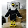 Halween Black Eagle Mascot Costumi di alta qualità Caratteri di carnivali per adulti Carnivals Outfit Natali