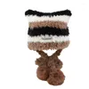 Berets Furry Headgear Beanie Hat Skull Party Holiday For Kid Teens Men Women