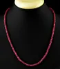 2x4mm Natural Faceted Brazil Red Ruby Abacus Gemstone Beads Necklace 18039039 AAA5457095